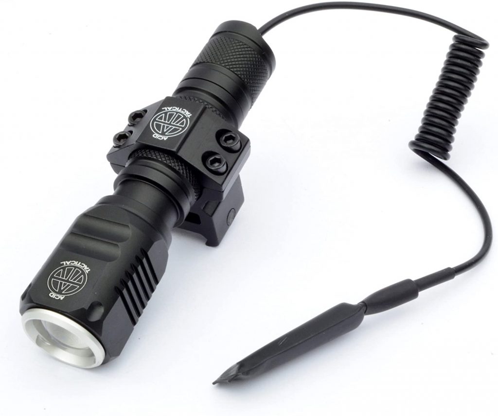 Acid Tactical Compact LED Rifle Shotgun Flashlight 800 Lumens