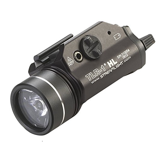 Streamlight 69260 TLR-1 HL Weapon Mount Tactical Flashlight Light 800 Lumens with Strobe